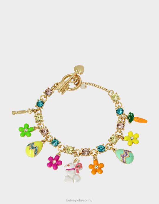 nők Betsey Johnson Hunny Bunny charm karkötő több ékszerek VFJ6S350