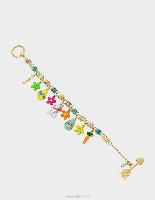 nők Betsey Johnson Hunny Bunny charm karkötő több ékszerek VFJ6S350