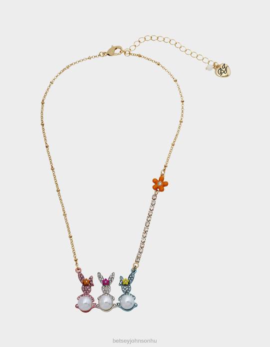 nők Betsey Johnson hunny nyuszi rúd rövid medál több ékszerek VFJ6S347