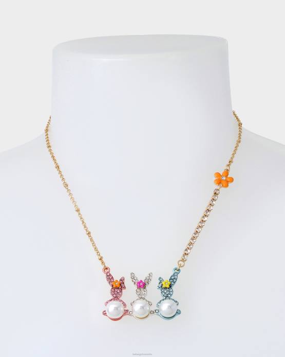 nők Betsey Johnson hunny nyuszi rúd rövid medál több ékszerek VFJ6S347