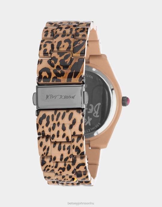 nők Betsey Johnson Betsey idő szerető karóra leopárd ékszerek VFJ6S344