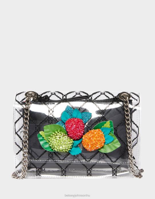 nők Betsey Johnson bogyó csinos kabrió crossbody egyértelmű kiegészítők VFJ6S243