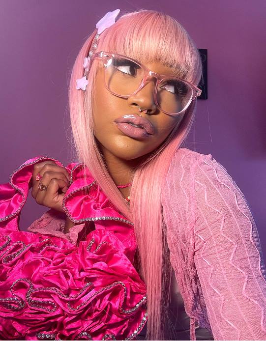 nők Betsey Johnson fodros az egész táska rózsaszín kiegészítők VFJ6S201