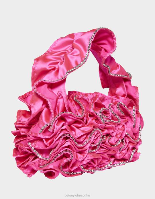 nők Betsey Johnson fodros az egész táska rózsaszín kiegészítők VFJ6S201