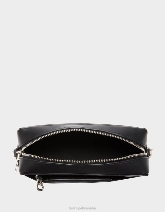 nők Betsey Johnson giccs légy kedves rewind vhs crossbody fekete kiegészítők VFJ6S223