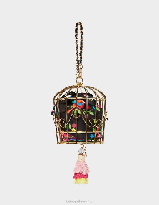 nők Betsey Johnson giccs madár a szó ketrec táncos karkötő fekete több kiegészítők VFJ6S230