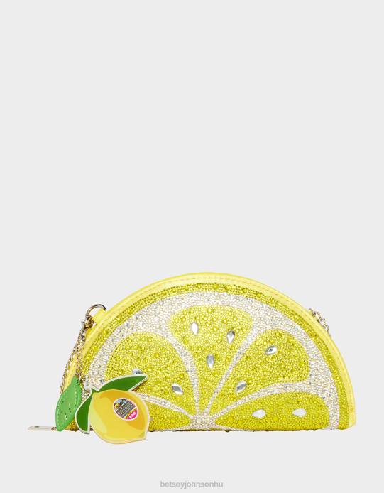 nők Betsey Johnson giccs puccer fel keresztben sárga kiegészítők VFJ6S209