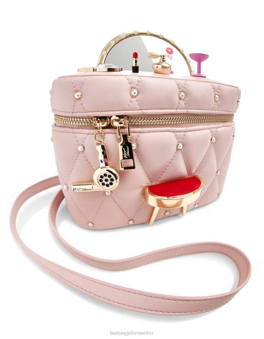 nők Betsey Johnson giccs tükörtükör hiúság kereszttest elpirul kiegészítők VFJ6S217