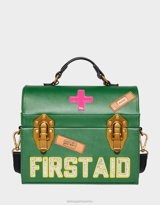 nők Betsey Johnson giccset játszó orvos crossbody zöld kiegészítők VFJ6S204
