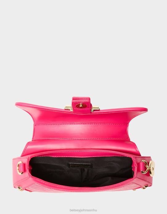 nők Betsey Johnson könnyű ott tigris crossbody táska rózsaszín kiegészítők VFJ6S261