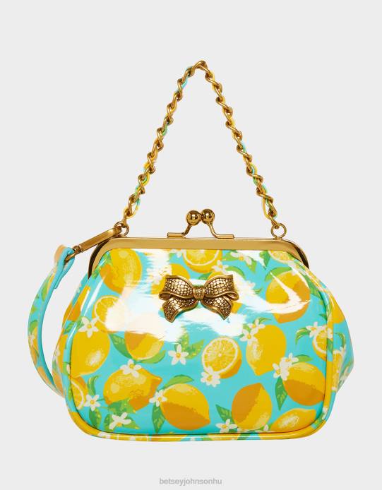 nők Betsey Johnson lil' nugget csók zártáska citrom kiegészítők VFJ6S244