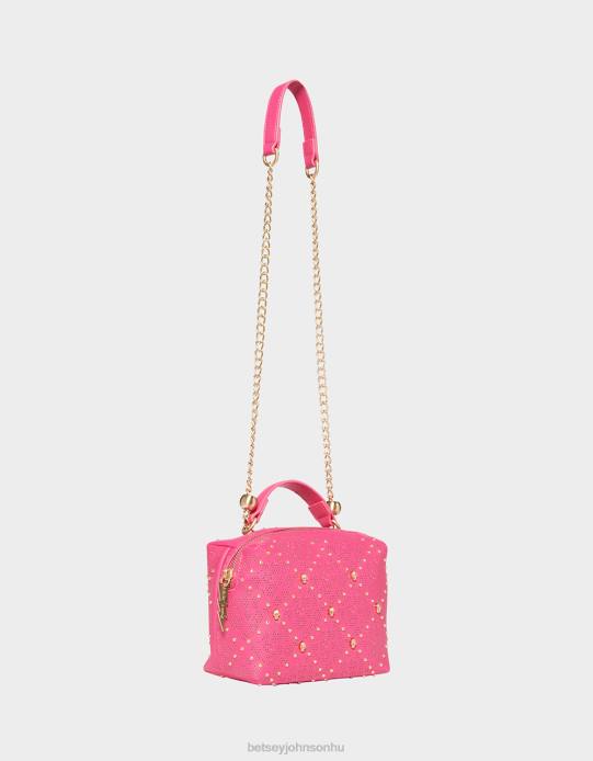 nők Betsey Johnson állapot koponya kereszttest rózsaszín kiegészítők VFJ6S240