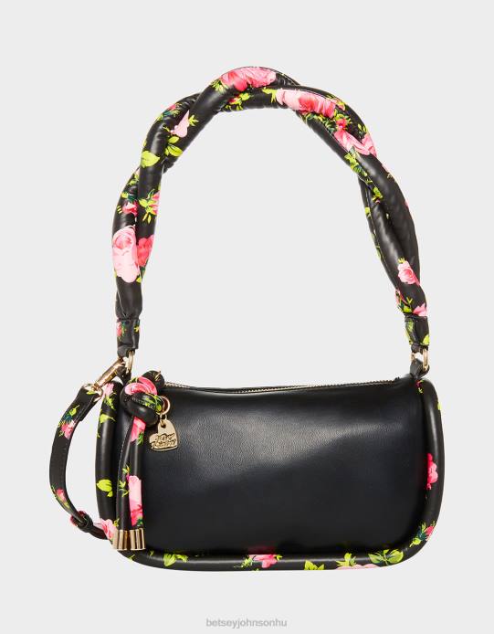 nők Betsey Johnson ne kapd meg csavart válltáskát fekete kiegészítők VFJ6S260
