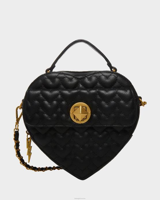 nők Betsey Johnson ó szívem keresztben fekete kiegészítők VFJ6S257