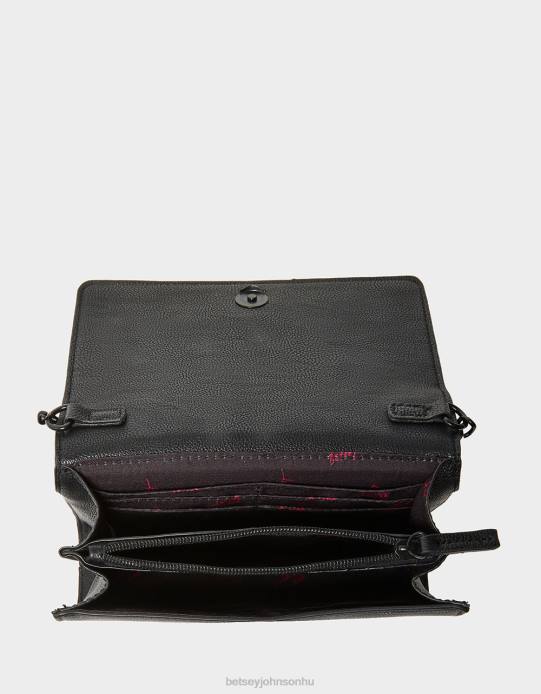 nők Betsey Johnson xo koponya kereszttest fekete kiegészítők VFJ6S226