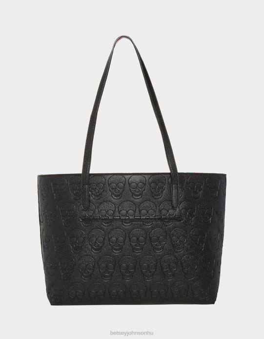 nők Betsey Johnson xo koponya tote fekete kiegészítők VFJ6S216