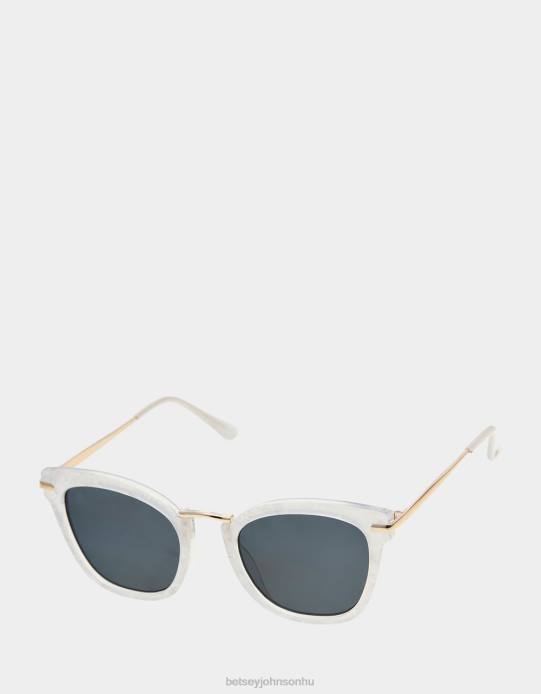 nők Betsey Johnson a részletekben napszemüveg fehér kiegészítők VFJ6S380