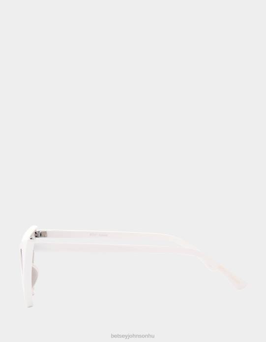 nők Betsey Johnson jövő játék napszemüveg fehér kiegészítők VFJ6S372