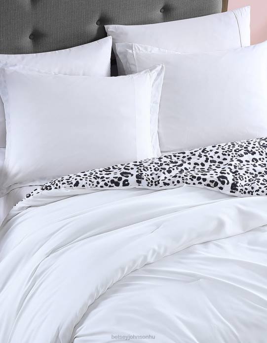 egynemű Betsey Johnson teljes királynő vigasztaló készlet víz leopárd kiegészítők VFJ6S404