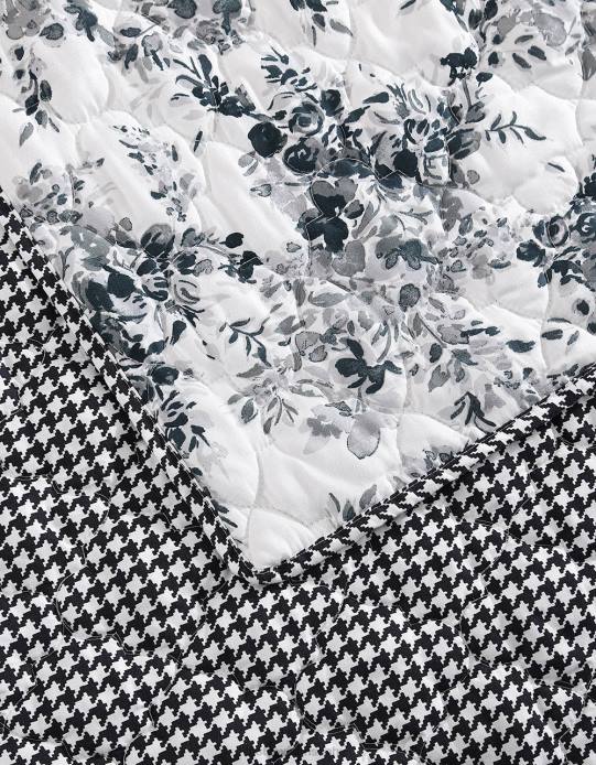 egynemű Betsey Johnson virágos szőlőskert király paplan álszett fekete kiegészítők VFJ6S413