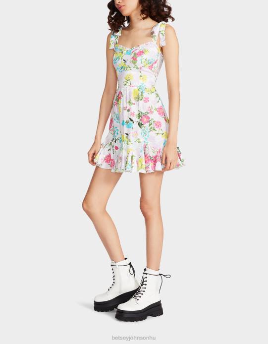 nők Betsey Johnson Tulluah mini ruha fehér ruházat VFJ6S265