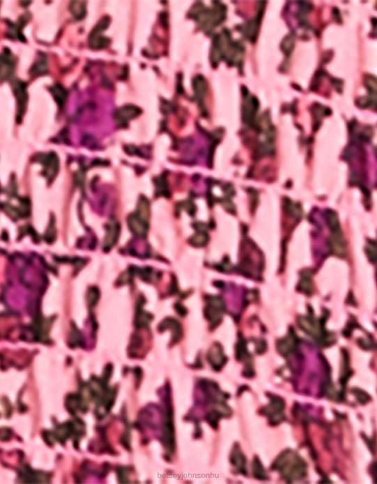 nők Betsey Johnson Vintage ditsy virágos pánt nélküli mini ruha rózsaszín ruházat VFJ6S294