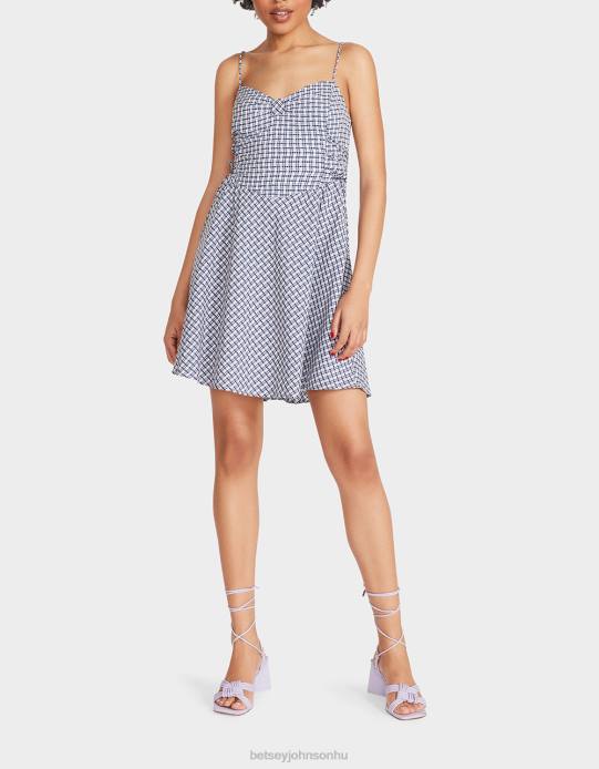 nők Betsey Johnson bella frocked pöttyös miniruha több ruházat VFJ6S286