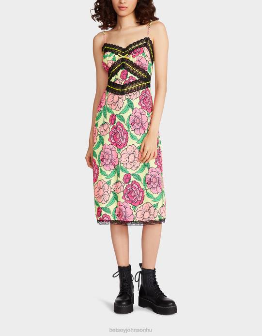 nők Betsey Johnson hollywoodi midi ruha mész ruházat VFJ6S262