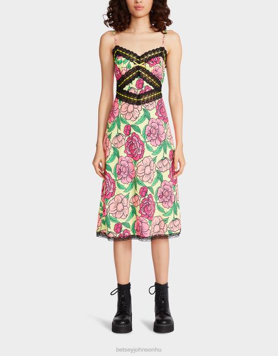 nők Betsey Johnson hollywoodi midi ruha mész ruházat VFJ6S262