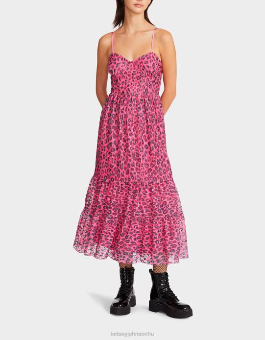 nők Betsey Johnson vad n out stretch csipkefűző midi hot rózsaszín ruházat VFJ6S276