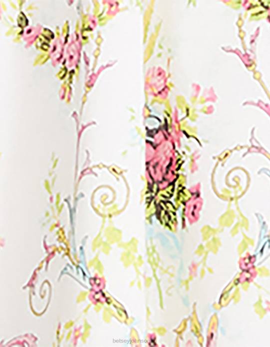 nők Betsey Johnson vine and dine maxi ruha fehér ruházat VFJ6S280